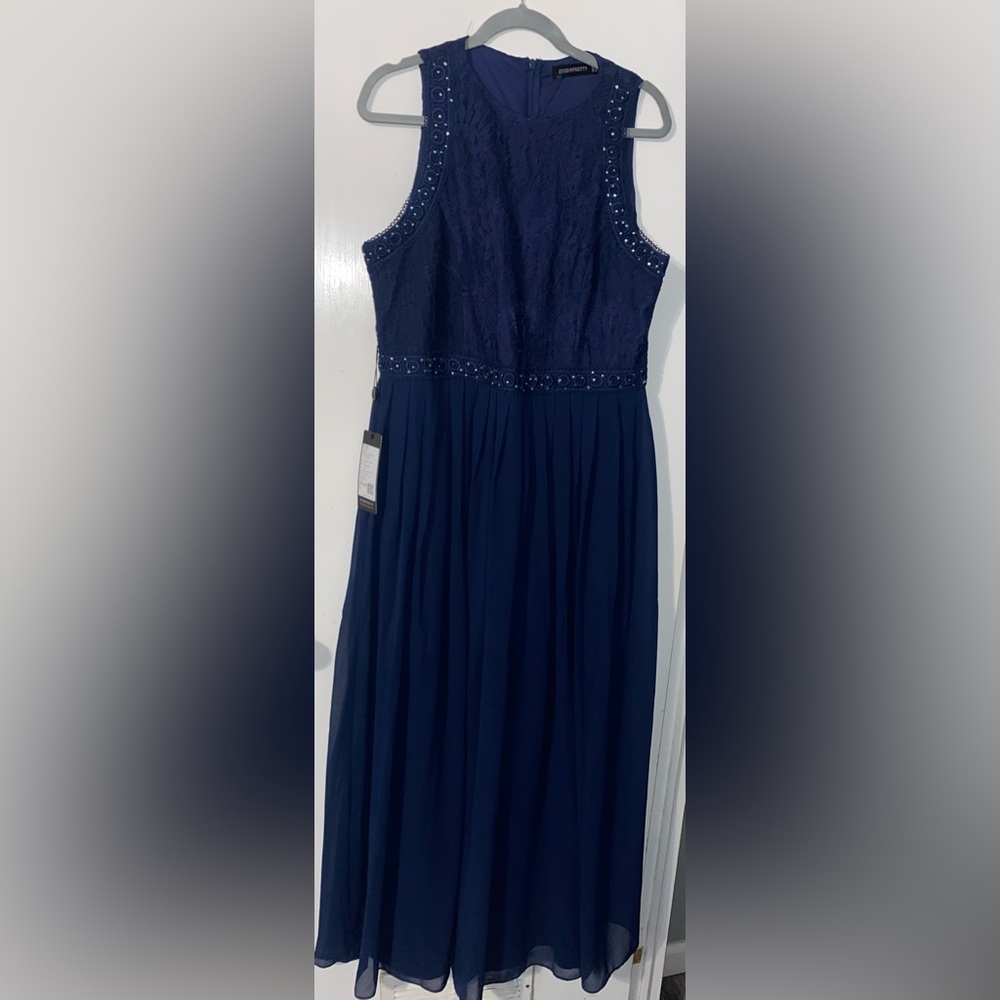 Navy blue dress